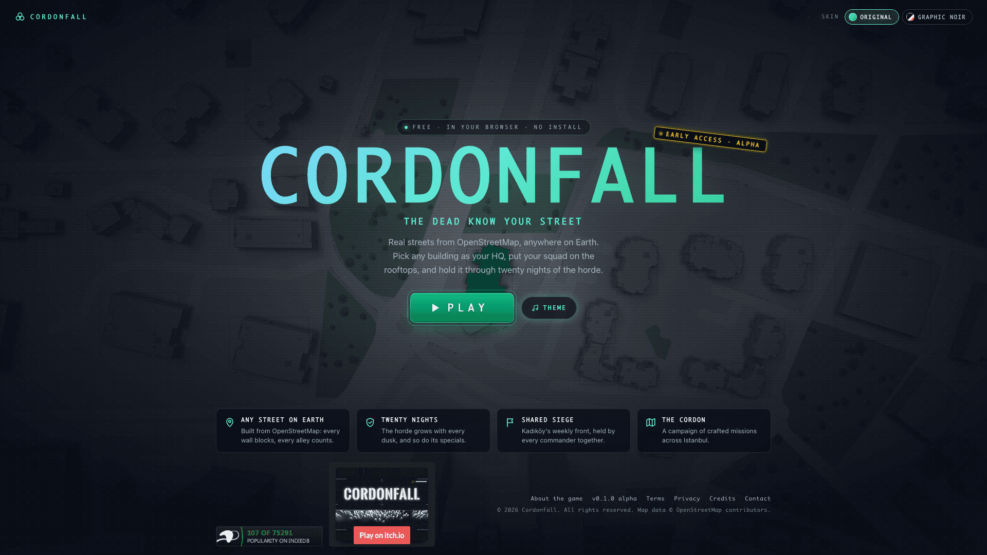 Cordonfall — The dead know your street.